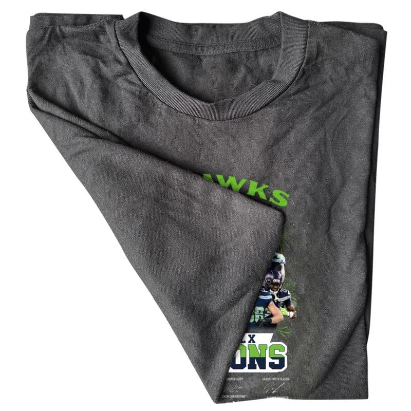 2025-2026 All Team Winner T-Shirt Seattle Football Signature Sweatshirt Merch Sport for Fan Menswear Streetwear Jaxoon Smithh SV8